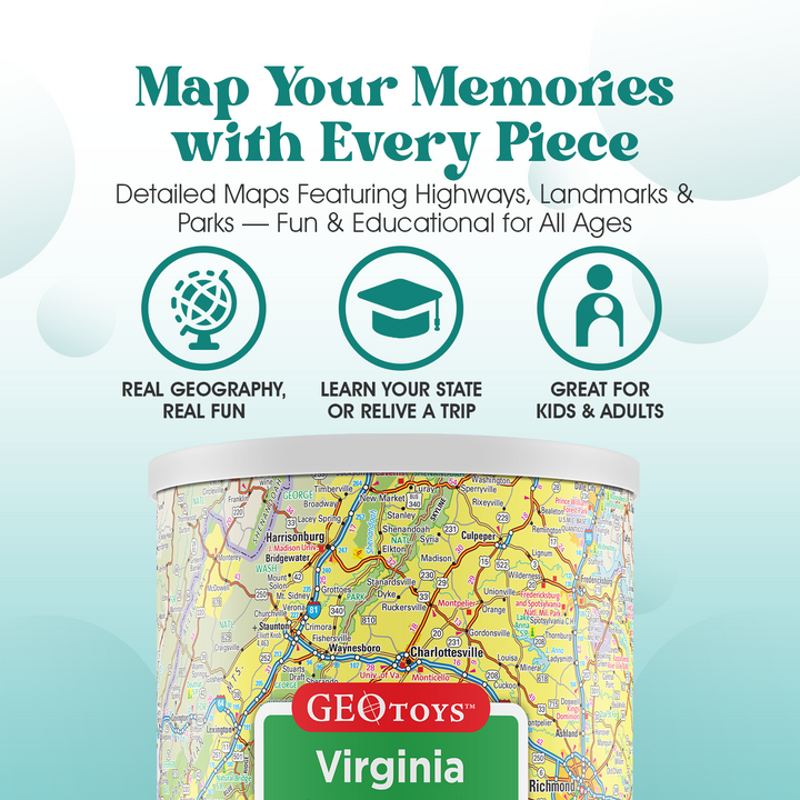 70-Piece Mini Puzzle - Virginia