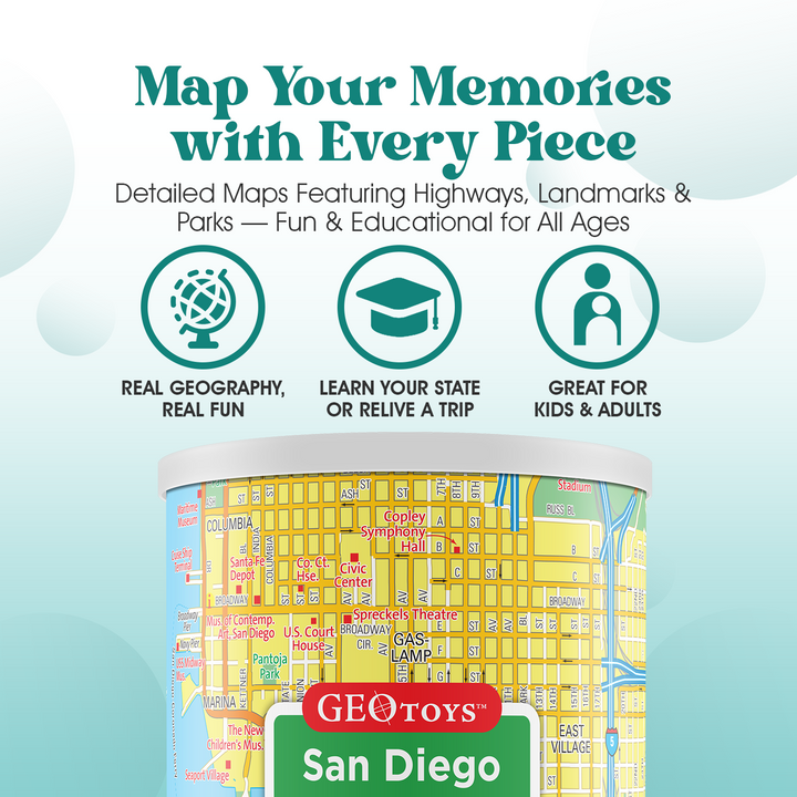 100-Piece Mini Puzzle - San Diego