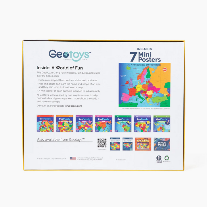 GeoPuzzle 7-in-1 Pack