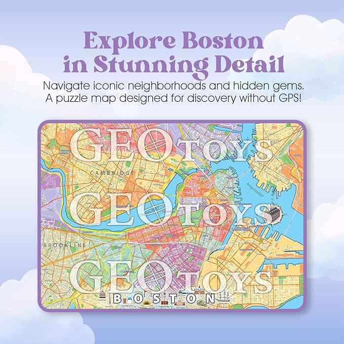 1000 Piece Metropuzzle - Boston
