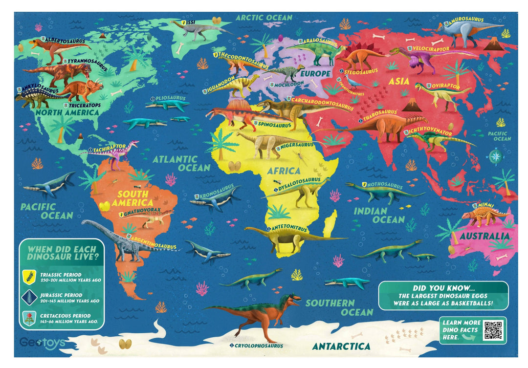 Dinos of the World Puzzle