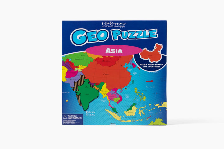 GeoPuzzle Asia, 50 Piece Geography Jigsaw Puzzle