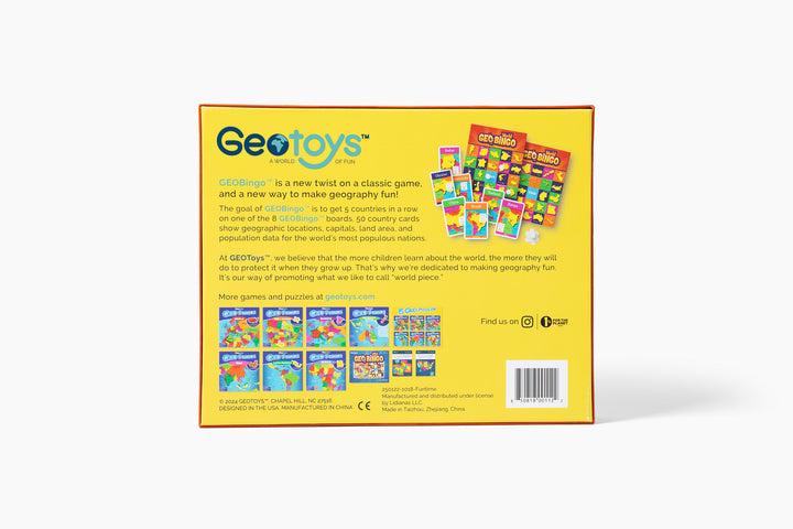 GeoBingo Bundle (Set of 2 Games - GeoBingo World and USA)