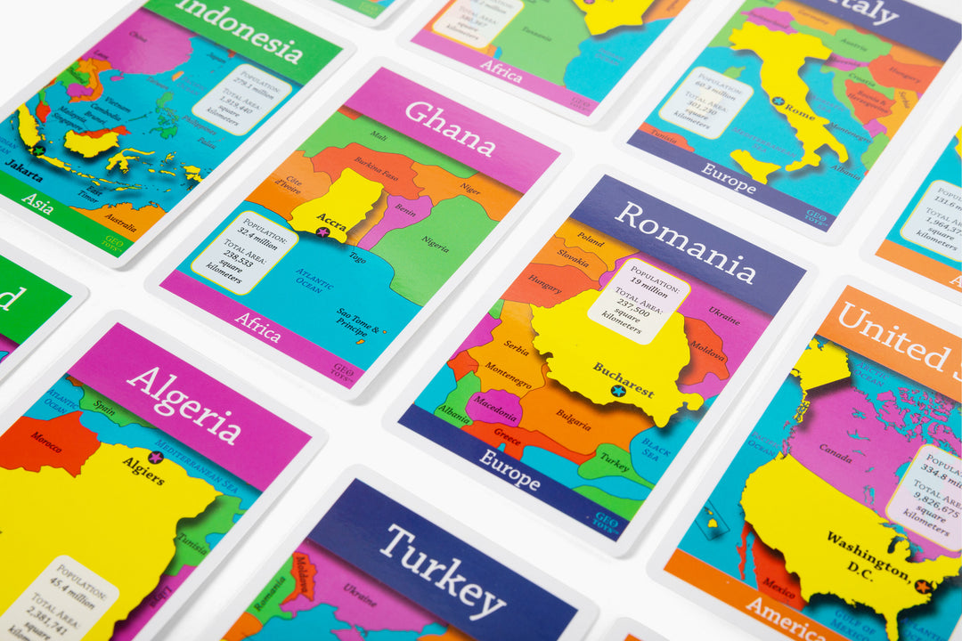 GeoBingo Bundle (Set of 2 Games - GeoBingo World and USA)