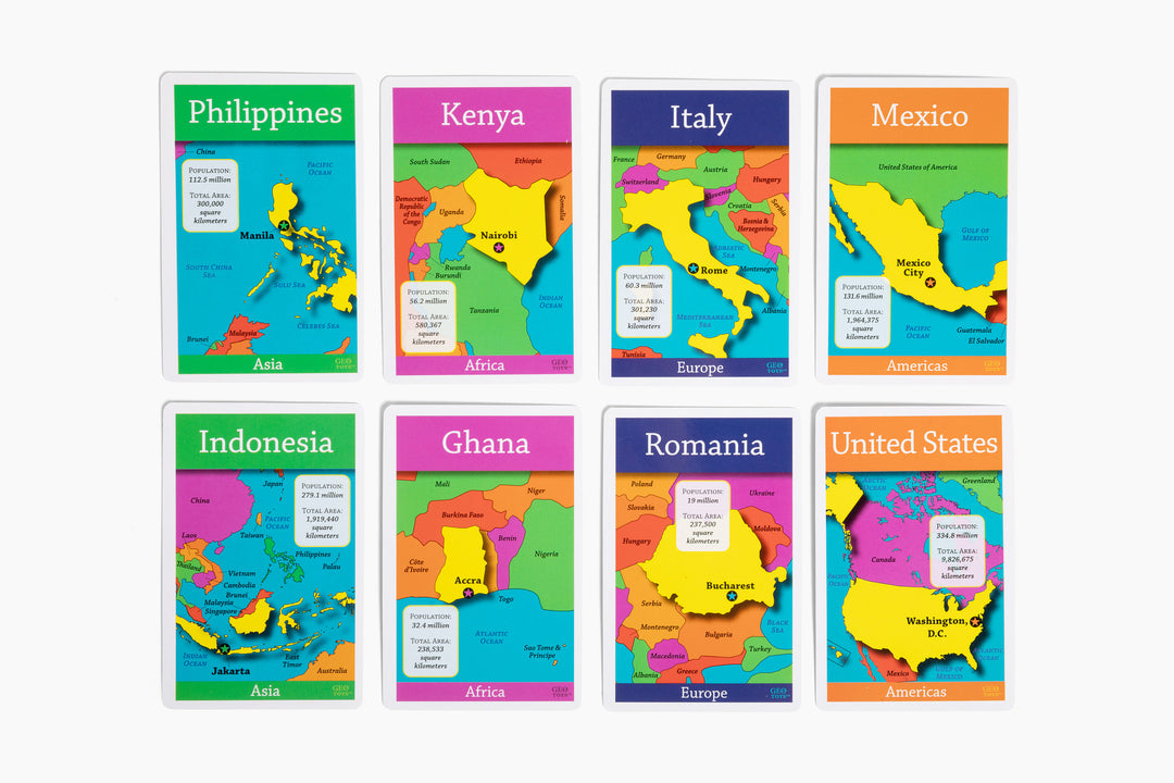 GeoBingo Bundle (Set of 2 Games - GeoBingo World and USA)