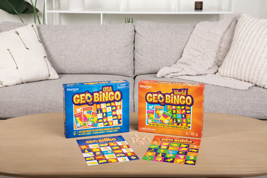 GeoBingo Bundle (Set of 2 Games - GeoBingo World and USA)