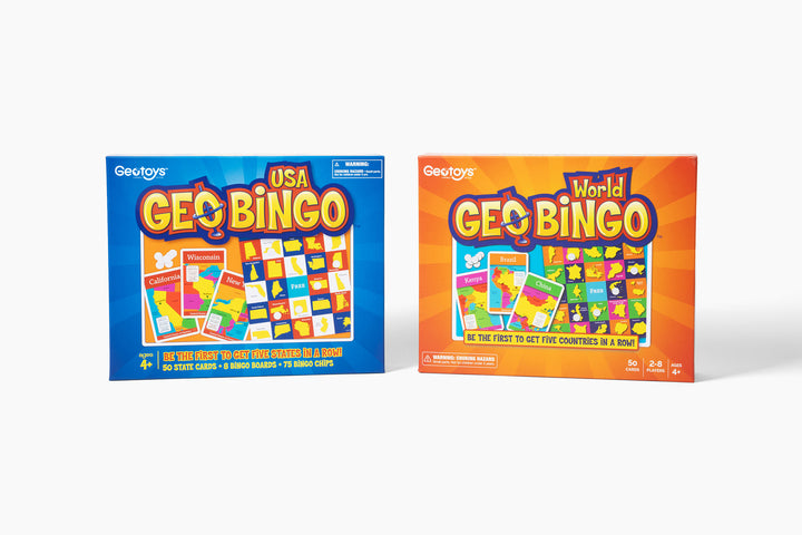GeoBingo Bundle (Set of 2 Games - GeoBingo World and USA)