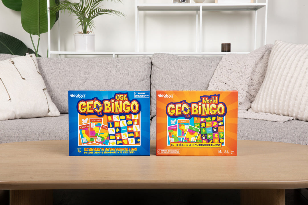 GeoBingo Bundle (Set of 2 Games - GeoBingo World and USA)