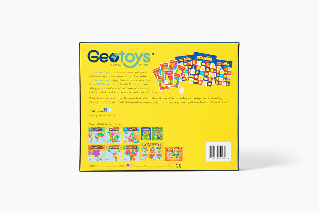 GeoBingo USA Board Game