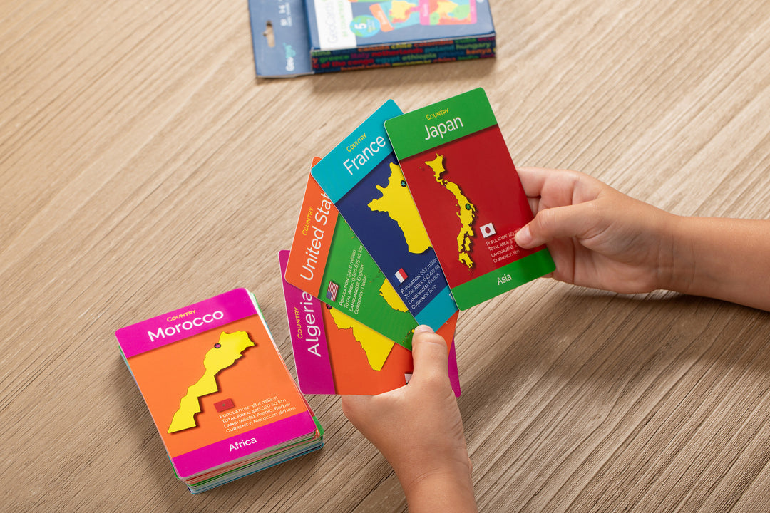 GeoCards World On-the-Go 5-in-1 Card Games