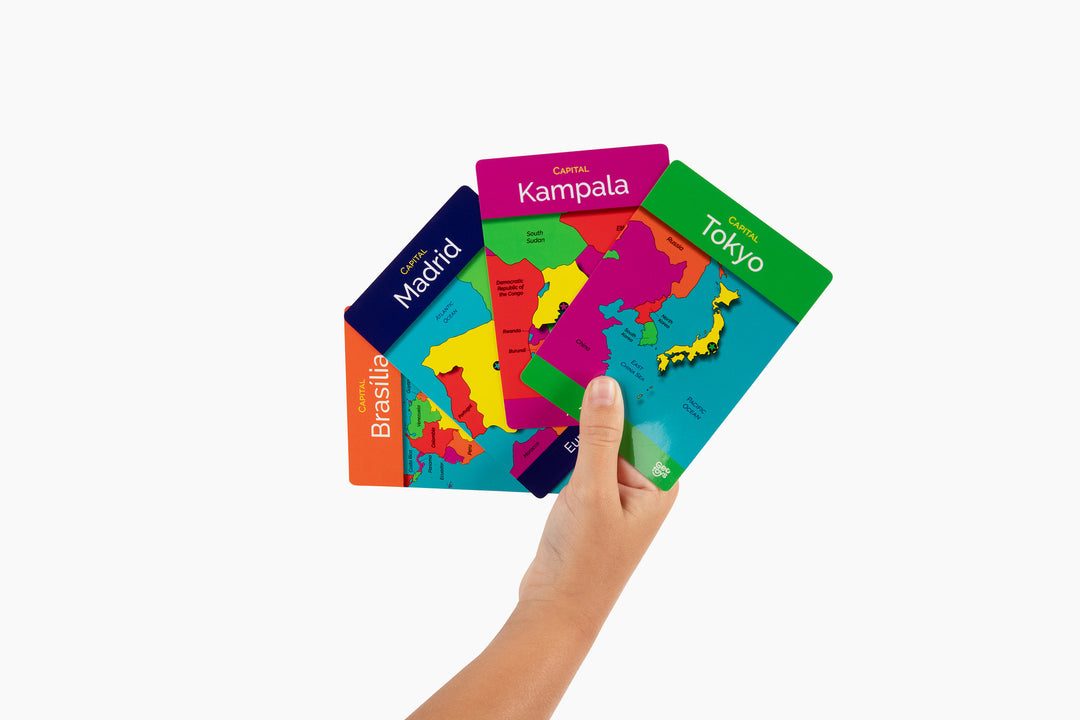 GeoCards World On-the-Go 5-in-1 Card Games