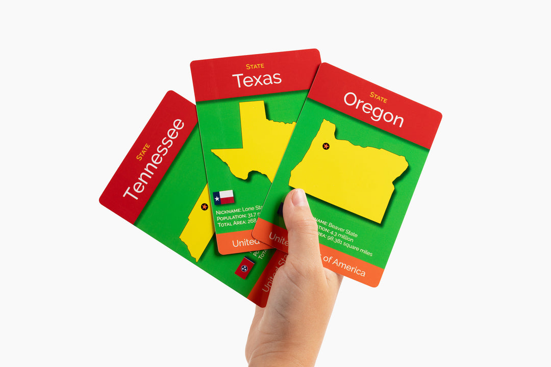 GeoCards USA On-the-Go 5-in-1 Card Games