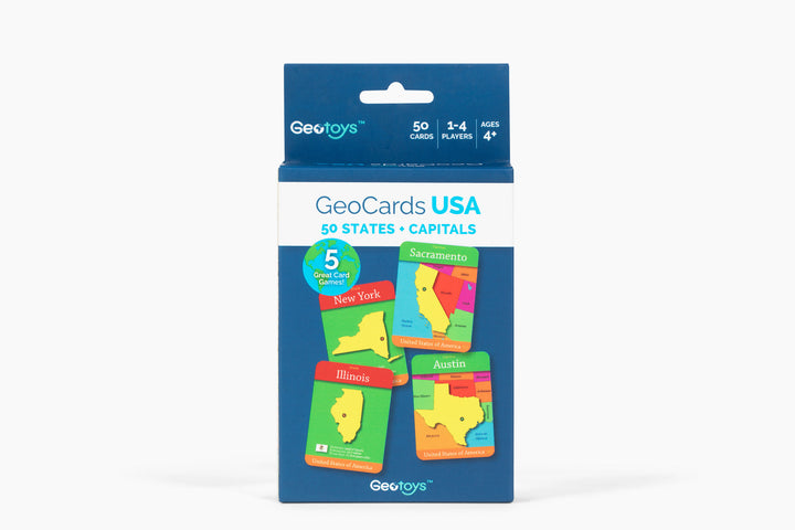 GeoCards USA On-the-Go 5-in-1 Card Games