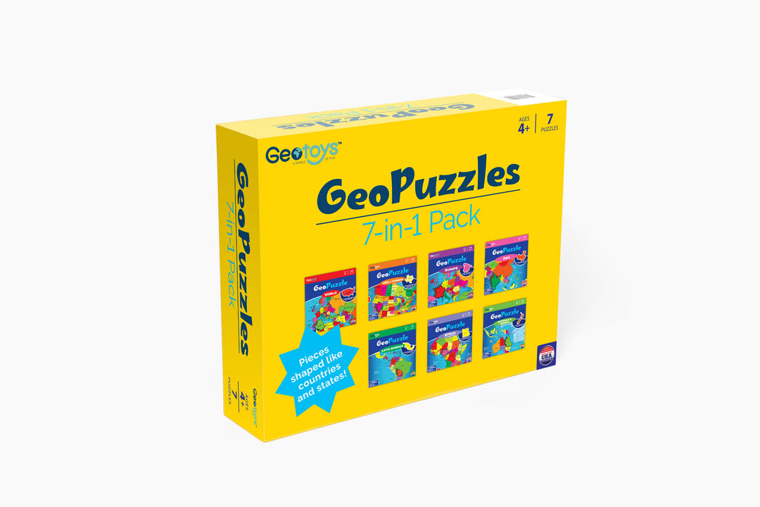 GeoPuzzle 7-in-1 Pack