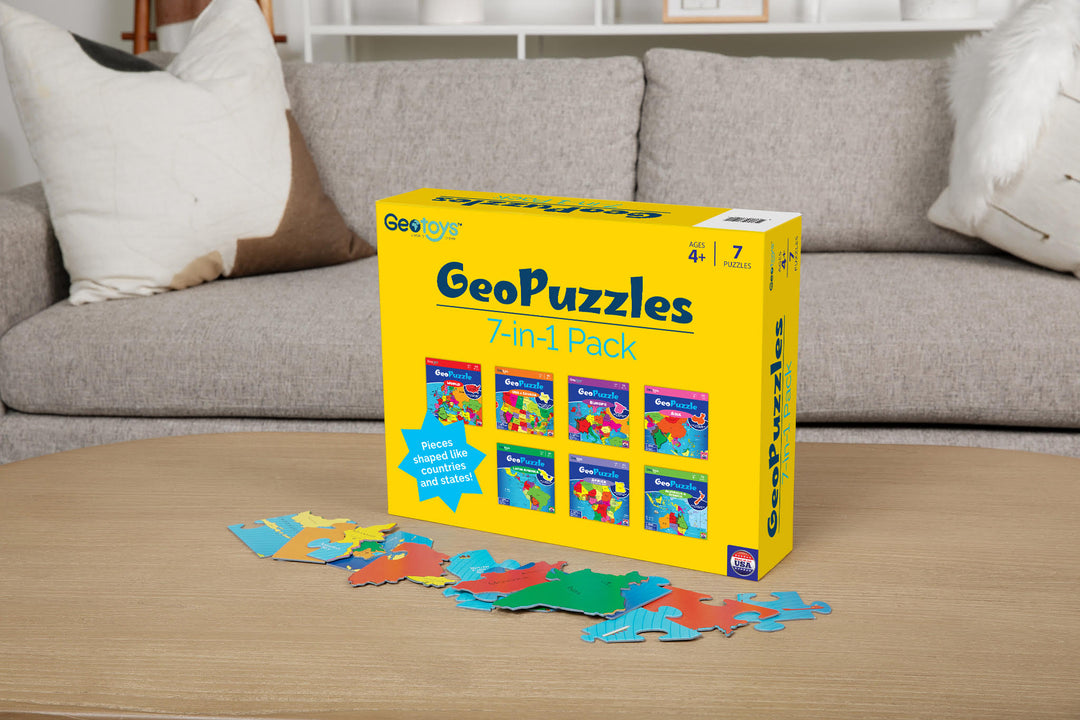 GeoPuzzle 7-in-1 Pack