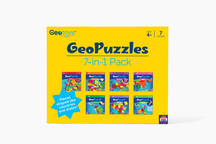 GeoPuzzle 7-in-1 Pack
