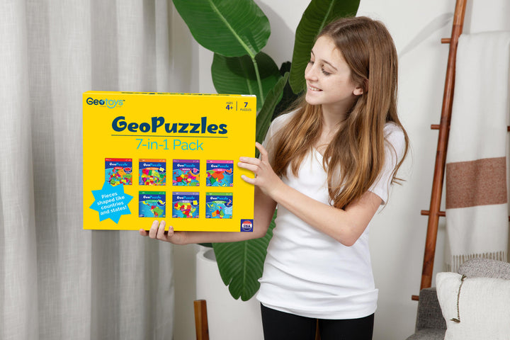GeoPuzzle 7-in-1 Pack
