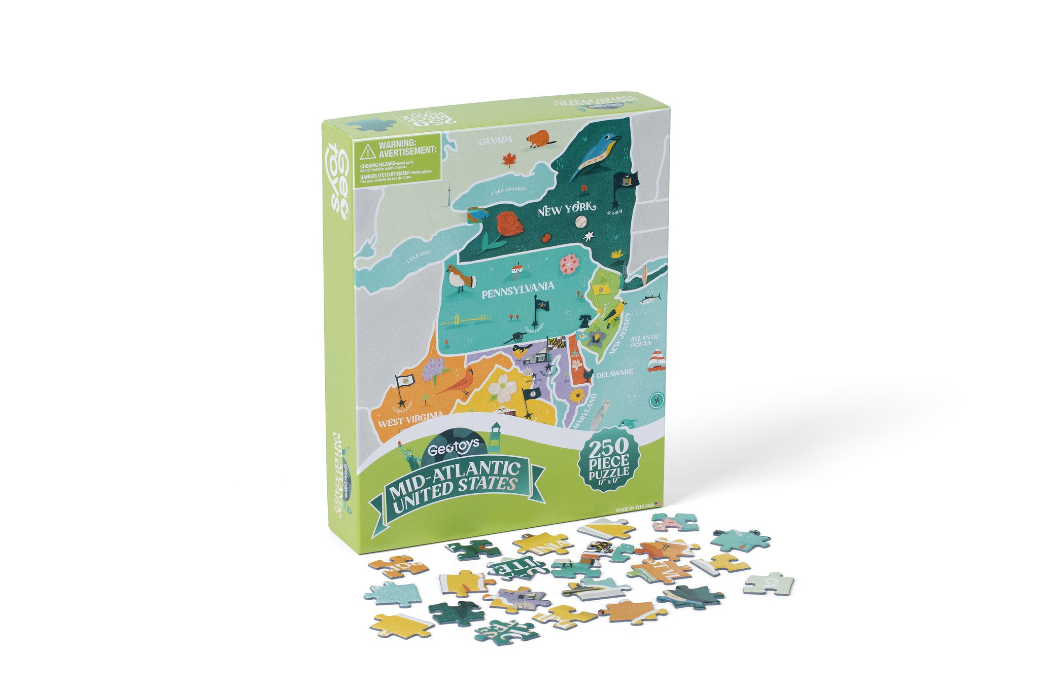 Mid-Atlantic Regional Puzzle – Geotoys