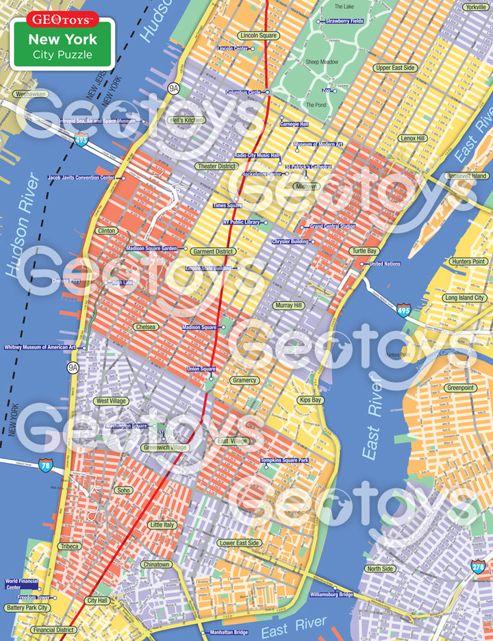 100-Piece Mini Puzzle - New York City