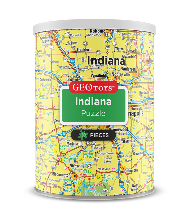 100-Piece Mini Puzzle - Indiana