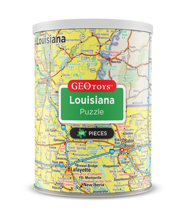 100-Piece Mini Puzzle - Louisiana