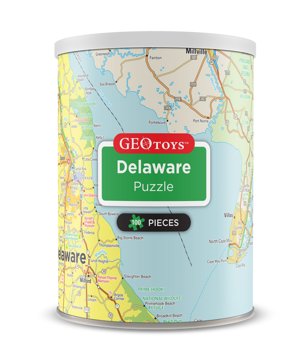 100-Piece Mini Puzzle - Delaware
