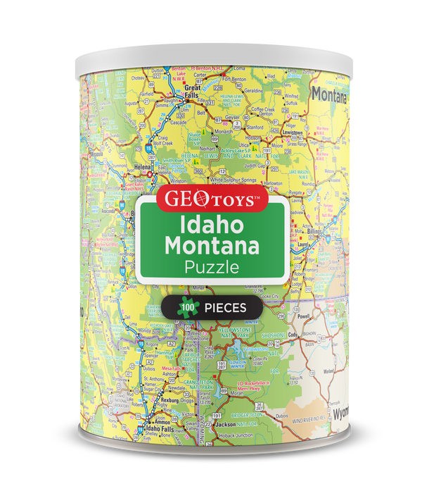 100-Piece Mini Puzzle - Idaho and Montana