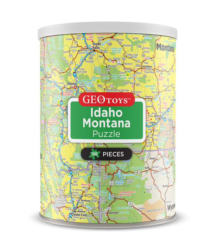 100-Piece Mini Puzzle - Idaho and Montana