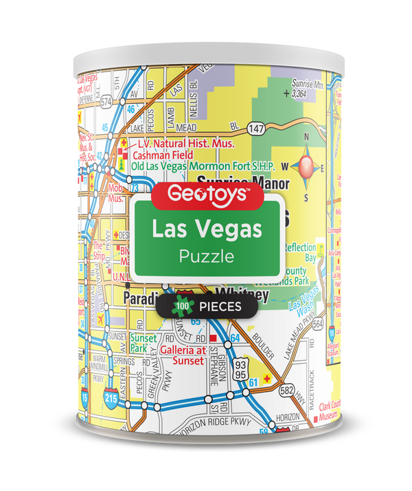 100-Piece Mini Puzzle - Las Vegas