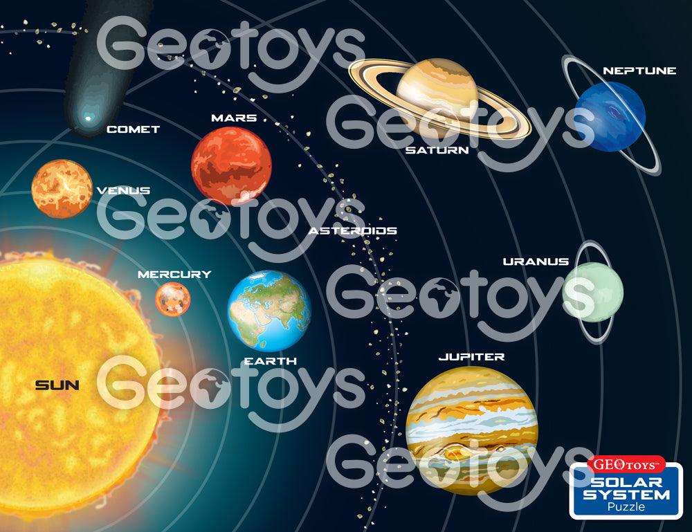 100-Piece Mini Puzzle - Solar System – Geotoys