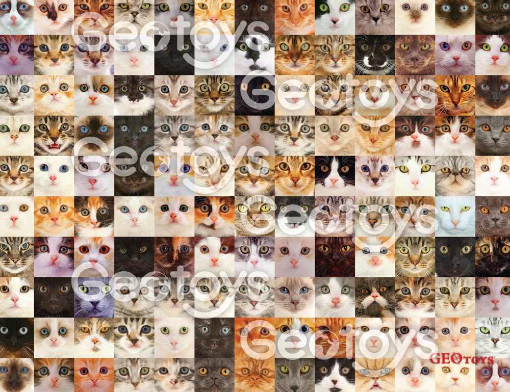 100-Piece Mini Puzzle - Cats
