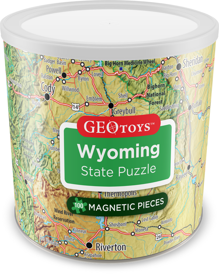 Magnetic Puzzle Wyoming