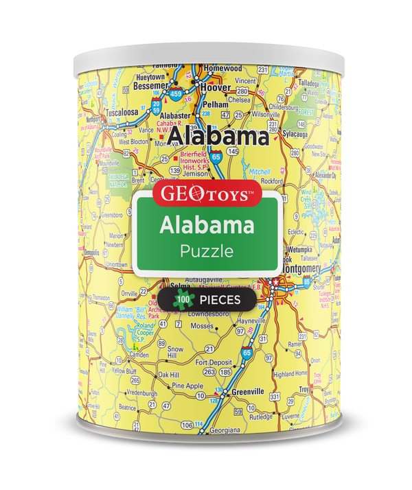 100-Piece Mini Puzzle - Alabama