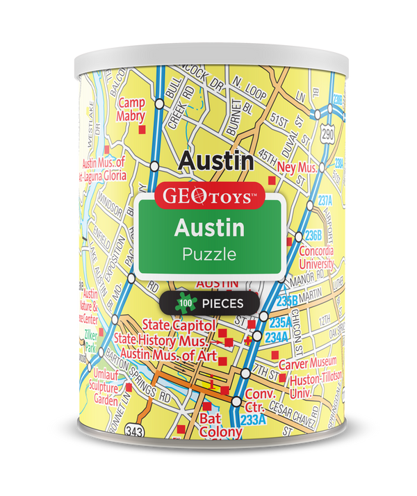 100-Piece Mini Puzzle - Austin