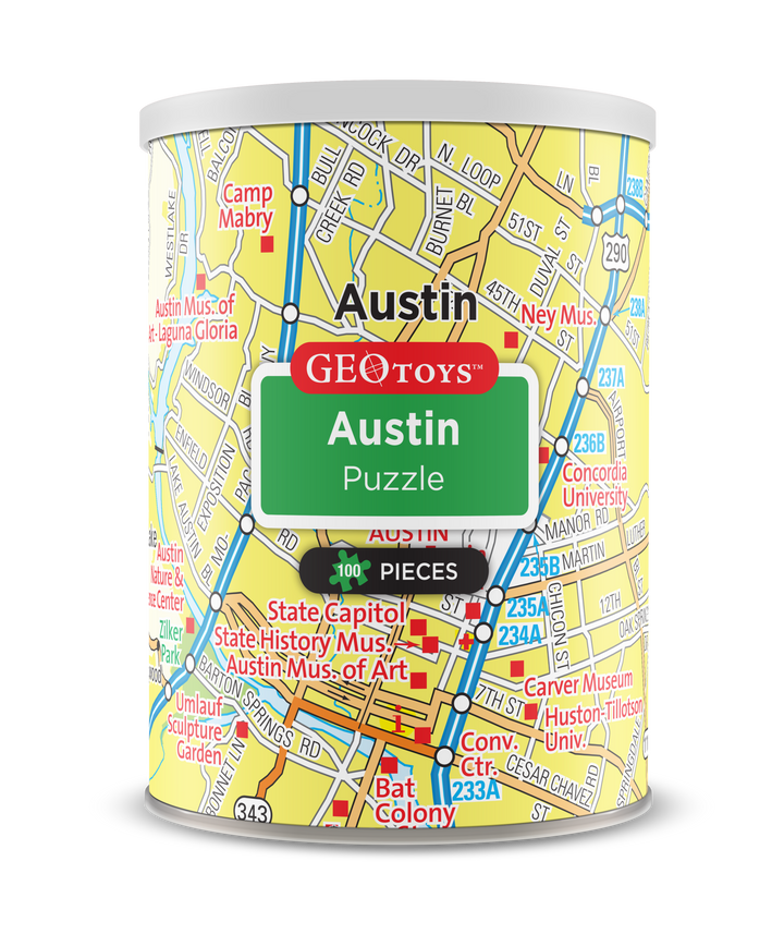 100-Piece Mini Puzzle - Austin