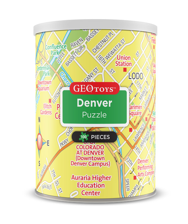 100-Piece Mini Puzzle - Denver