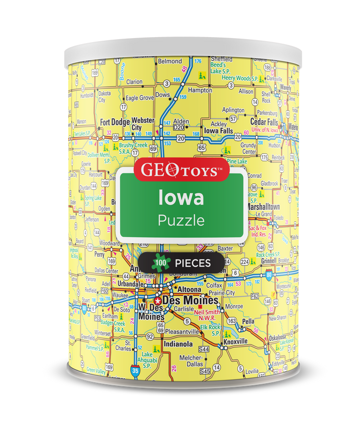 100-Piece Mini Puzzle - Iowa