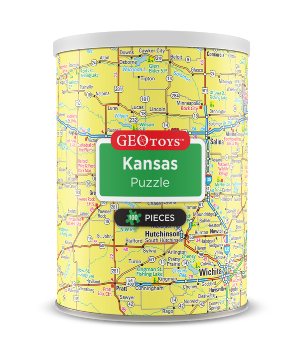 100-Piece Mini Puzzle - Kansas
