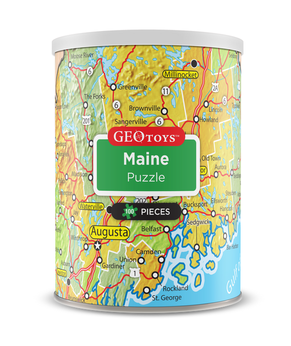 100-Piece Mini Puzzle - Maine