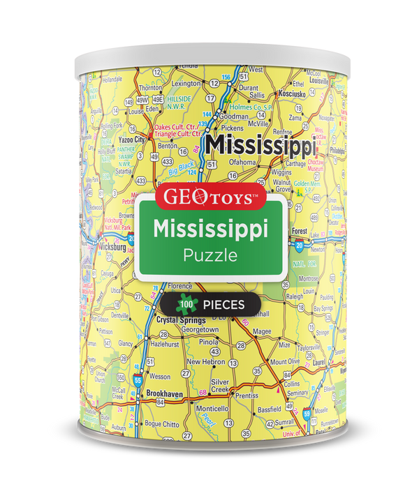 100-Piece Mini Puzzle - Mississippi
