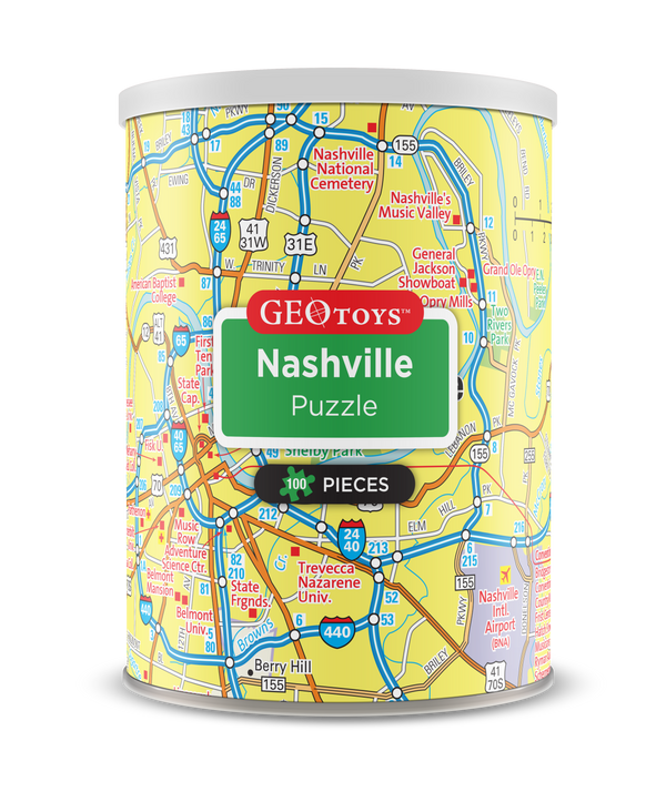 100-Piece Mini Puzzle - Nashville