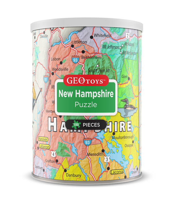 100-Piece Mini Puzzle - New Hampshire
