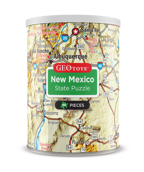 ジグソーパズル Mini LUK GEO_537_New_Mexico_Mini_Puzzle