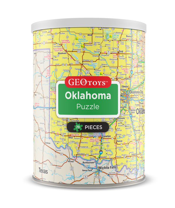 70-Piece Mini Puzzle - Oklahoma
