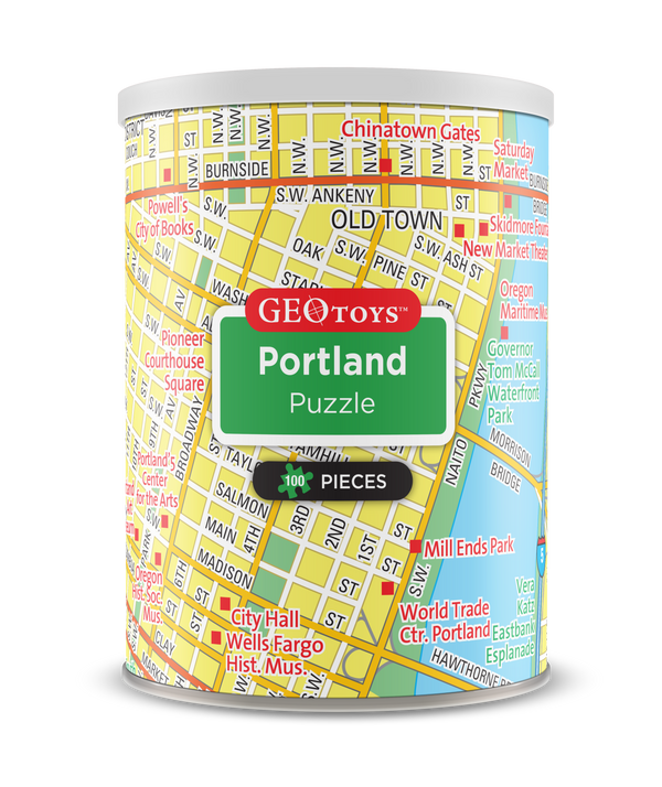 100-Piece Mini Puzzle - Portland