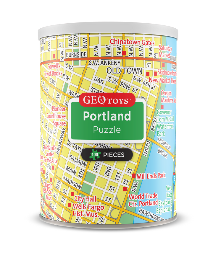 100-Piece Mini Puzzle - Portland