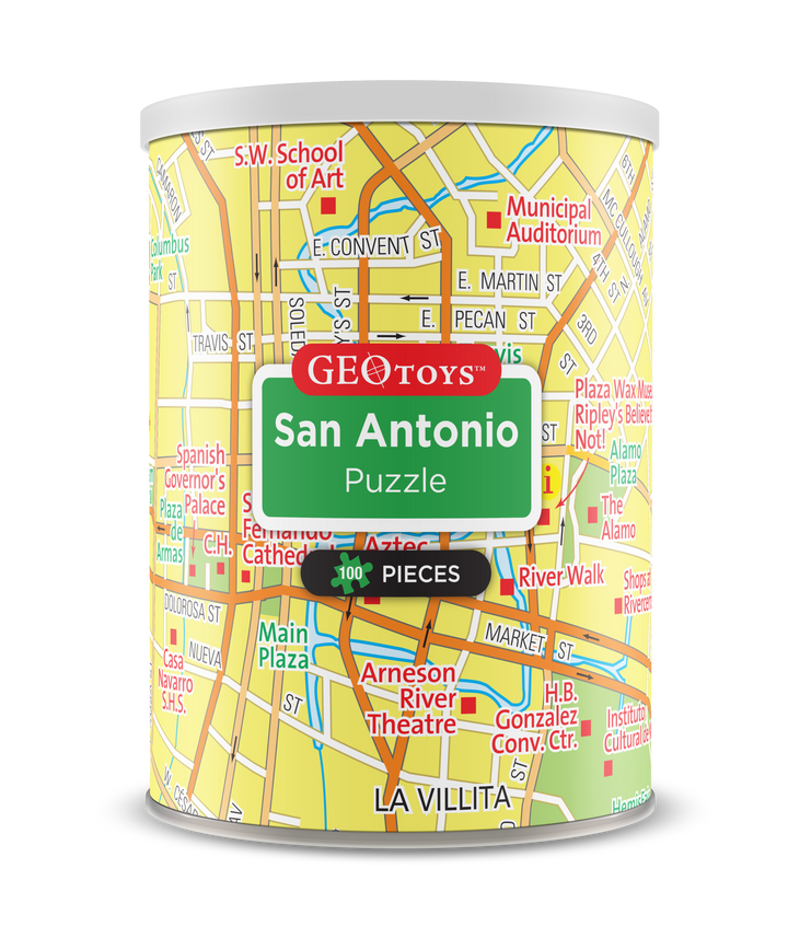 100-Piece Mini Puzzle - San Antonio