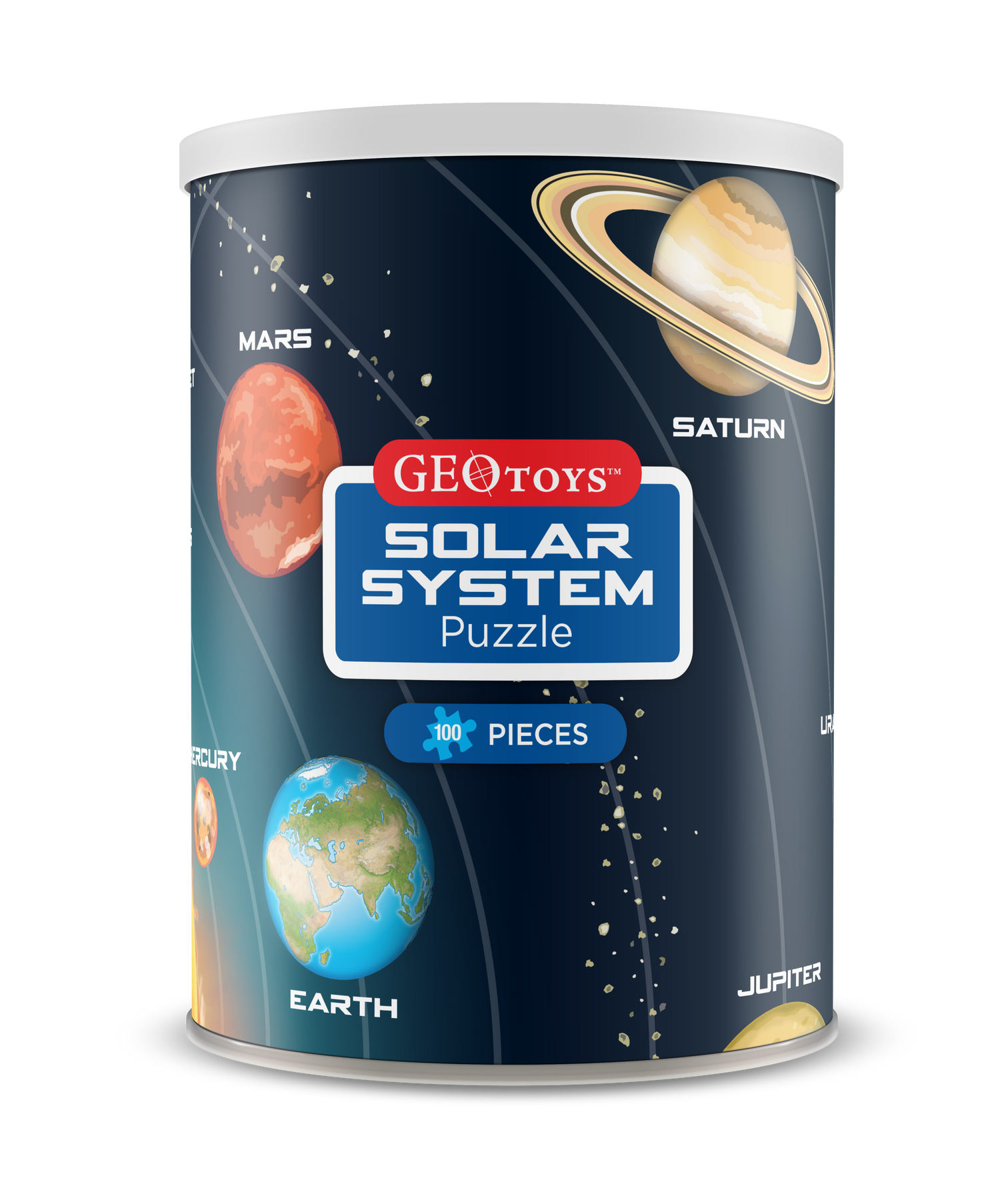 Solar System Model Puzzle 100-Piece Mini Puzzle - Solar System – Geotoys