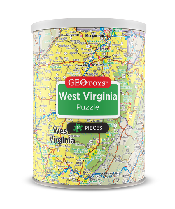 100-Piece Mini Puzzle - West Virginia