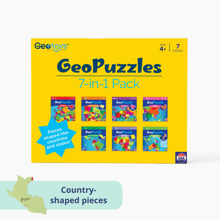 GeoPuzzle 7-in-1 Pack